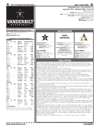 Alcorn State Vanderbilt (2-0) Vs