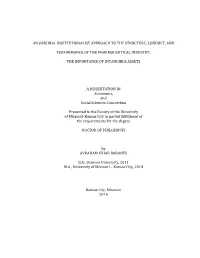 An Original Institutionalist Approach to the Structure, Conduct, And