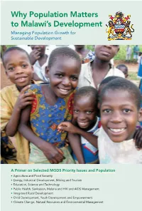 Why Population Matters to Malawi's Development