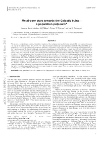 Arxiv:1511.01490V1 [Astro-Ph.GA] 4 Nov 2015