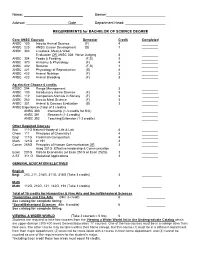 Degree Program for Animal Science Degree at NMSU