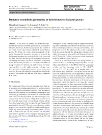 Dynamic Wormhole Geometries in Hybrid Metric-Palatini Gravity