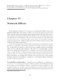 NETWORK EFFECTS Welfare Even Though No Explicit Compensation Accounts for This