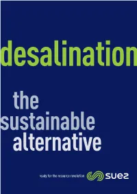 A Pioneer in Desalination by Reverse Osmosis