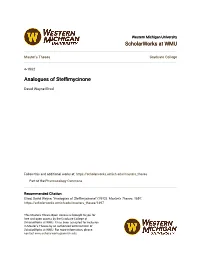 Analogues of Steffimycinone