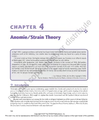 CHAPTER 4  Anomie/Strainanomie/Strain Theorytheory Distribute