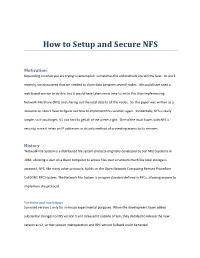 How to Setup and Secure NFS