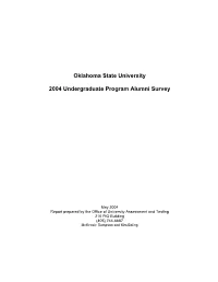 Oklahoma State University 2004 Undergraduate Program Alumni