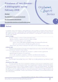 Orphanet Rep Rt Series