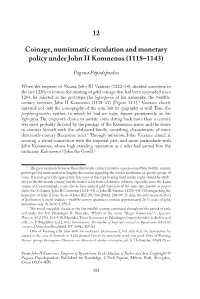12 Coinage, Numismatic Circulation and Monetary Policy Under