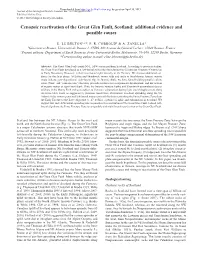 Cenozoic Reactivation of the Great Glen Fault, Scotland: Additional Evidence and Possible Causes