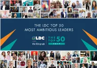 THE LDC TOP 50 MOST AMBITIOUS LEADERS Andy Grove Head of New Business, LDC