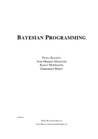Bayesian Programming