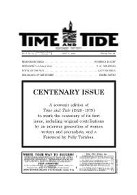 Centenary Issue