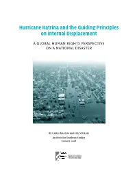 Hurricane Katrina and the Guiding Principles on Internal Displacement