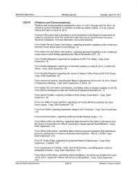 [Petitions and Communications]