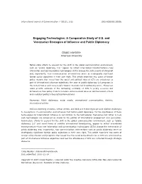 Engaging Technologies: a Comparative Study of U.S
