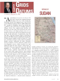 Grids and Datumsâšrepublic of Sudan