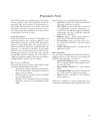 Publisher's Note
