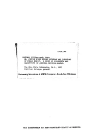 This Dissertation Has Been Microfilmed Exactly As Received Mr