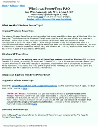 Windows Powertoys FAQ