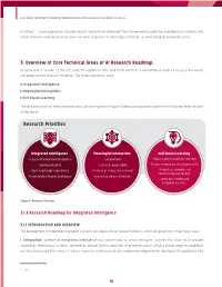 3. Overview of Core Technical Areas of AI Research Roadmap Research