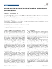 A Nucleotide-Binding Oligomerization Domain for Innate Immunity and Reproduction