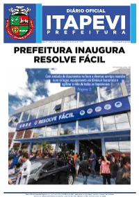 Diário Oficial P R E F E I T U