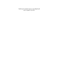 Outlining the Federal Internet Censorship Board and Its Support Networks