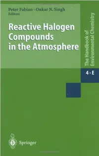 Reactive Chlorine Compounds in the Atmosphere