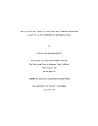 Multiplexing and Demultiplexing Hevc Video and Aac Audio And