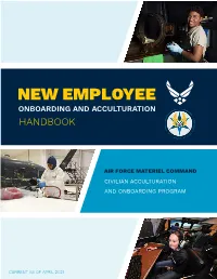 New Employee Onboarding and Acculturation Handbook