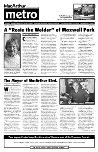Of Maxwell Park