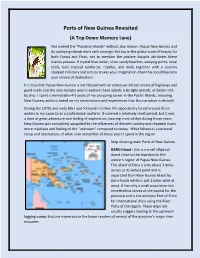 Ports of New Guinea Revisited (A Trip Down Memory Lane)