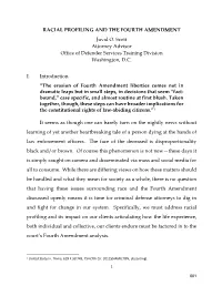 Race and the Fourth Amendment.Pdf