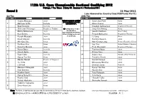 112Th U.S. Open Championship Sectional Qualifying 2012