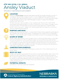 Ansley Viaduct PROJECT INFORMATION SHEET
