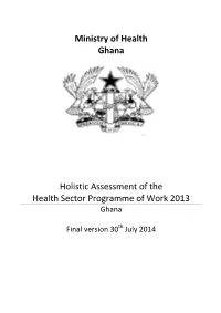 Holistic Assessment Report June 2014