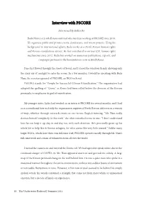 Saejowi Interview with Bada