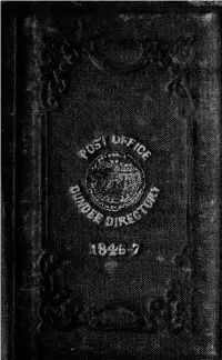 The Post-Office Dundee Directory