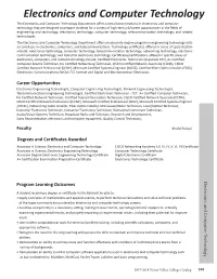 Electronics and Computer Technology