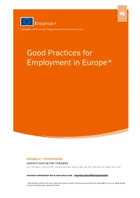 Good Practices for Employment in Europe*