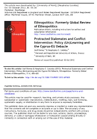 Protracted Peace Processes. Policy Unlearning and the Cyprus Debacle