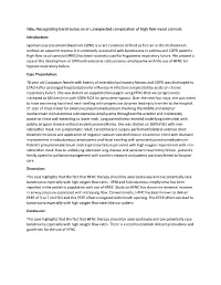 Title: Recognizing Barotrauma As an Unexpected Complication of High Flow Nasal Cannula