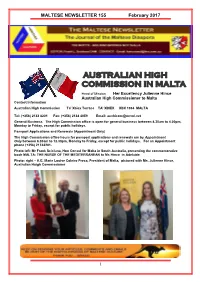 NEWSLETTER 155 February 2017