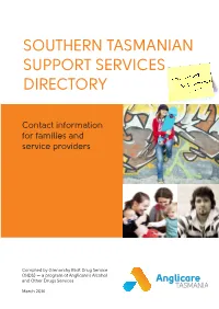 Southern Tasmanian Support Services Directory