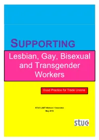 Supporting LGBTQ+ Workers