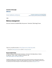 Memory Management