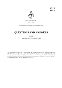 Questions and Answers 8755