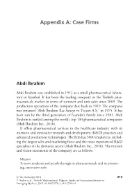Appendix A: Case Firms